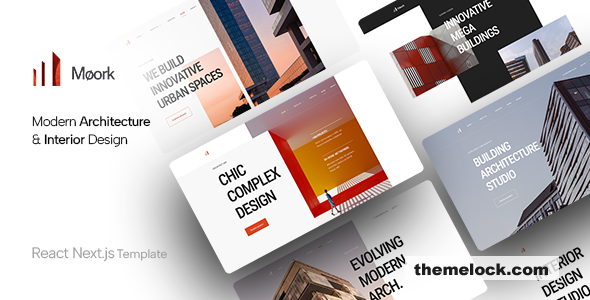 Moork - Architecture & Interior Design React NextJS Template