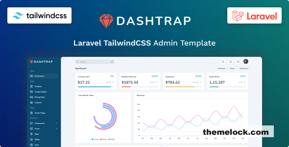 Dashtrap - Laravel Tailwind CSS 3 Admin Layout & UI Kit Template