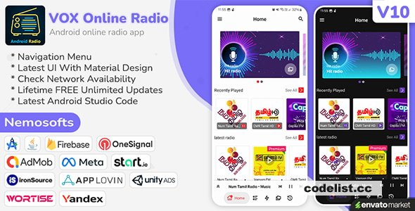 Android VOX Online Radio v10.2