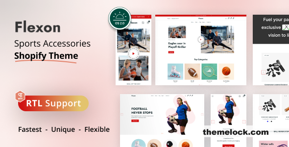Flexon - Sports Accessories Shopify Theme