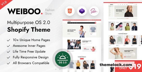 Weiboo - Minimal Multipurpose Shopify Theme OS 2.0