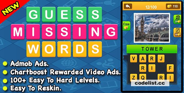 Word Guessing Game for Kids + Guess Missing Word Game + Android Games - 25 November 2024