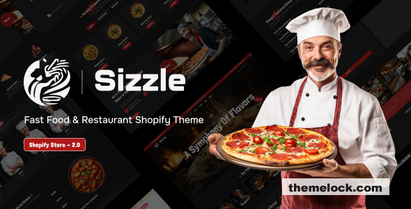 Sizzle - Fast Food & Restaurant Shopify Theme
