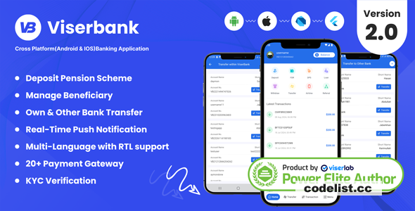 ViserBank v2.0 - Cross Platform Internet Banking Application