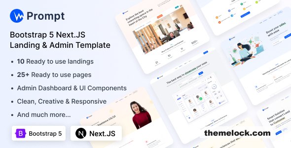 Prompt - Modern & Multipurpose Next.JS Template