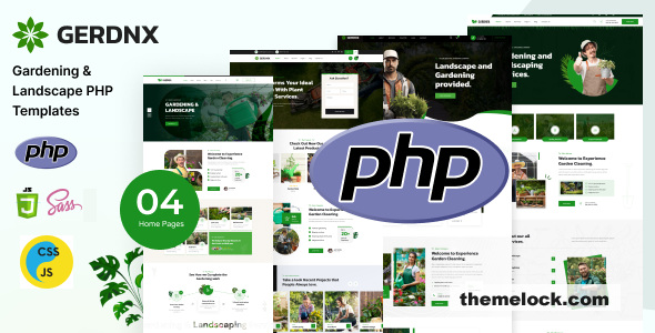 Gerdnx – Gardening And Landscaping PHP Template