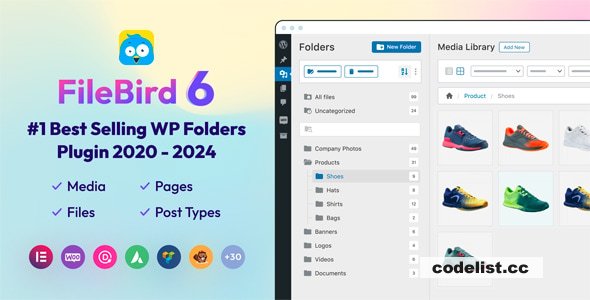 FileBird v6.3.4 - WordPress Media Library Folders