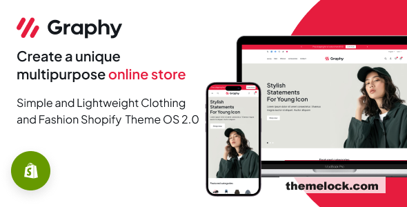 Graphy – Simple and Lightweight Clothing  and Fashion Shopify Theme OS 2.0