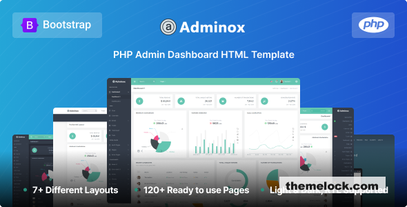 Adminox - PHP Admin & Dashboard Template