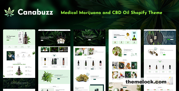 Download Canabuzz – Medical Marijuana and CBD Oil Shopify Theme | Free Nulled Scripts