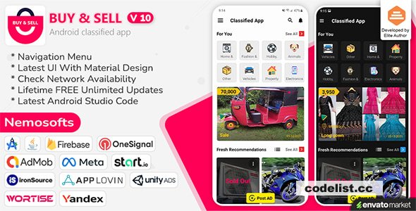 Buy and Sell Android Classified App v10.3