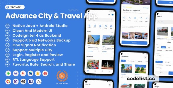 Traver v2.1 - Advance City & Travel Android App