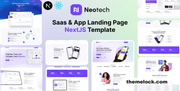 Niotech - Saas & App Landing Page NextJS Template