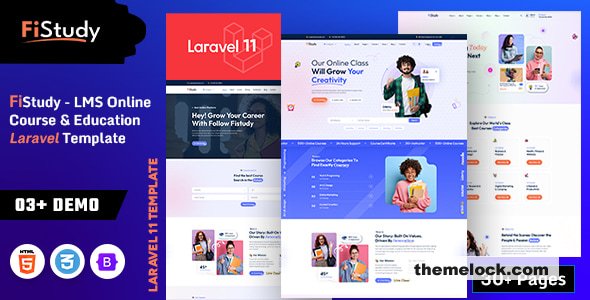 FiStudy - LMS Online Course & Education Laravel Template