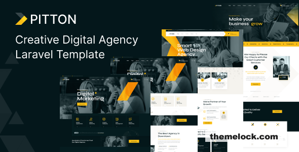 Pitoon – Laravel 11 - Creative Digital Agency Template