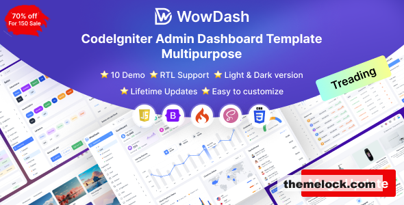 WowDash - CodeIgniter - Multipurpose Admin Dashboard Template