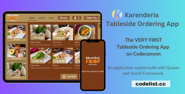 Karenderia Tableside Ordering v1.0