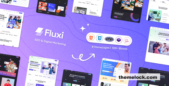 Fluxi - SEO Digital Marketing PHP Template