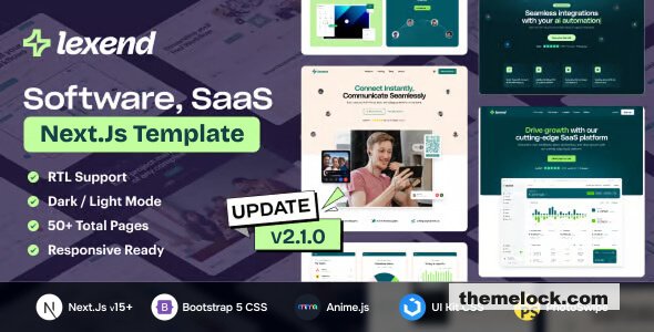 Lexend v2.1.0 - Software, SaaS & Startup NextJs Template