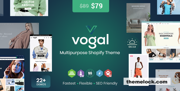 Vogal v1.6.2 - Multipurpose Shopify Theme OS 2.0