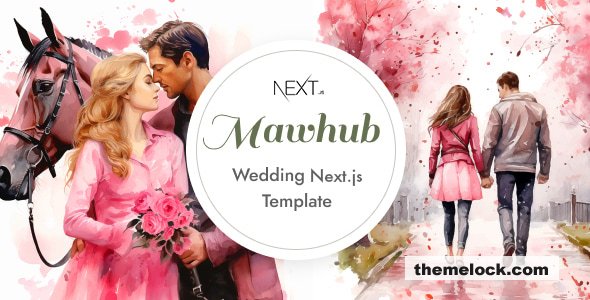 Mawhub - Wedding Invitation Next JS Template