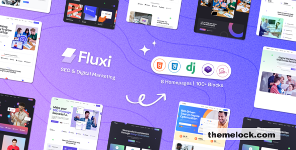 Fluxi - SEO Digital Marketing Django 5 Template