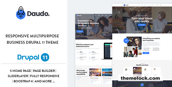 Download Daudo v3.0.1 – Responsive Multipurpose Business Drupal 11 Theme | Free Nulled Scripts