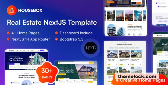 HouseBox - Real Estate NextJS Redux Template