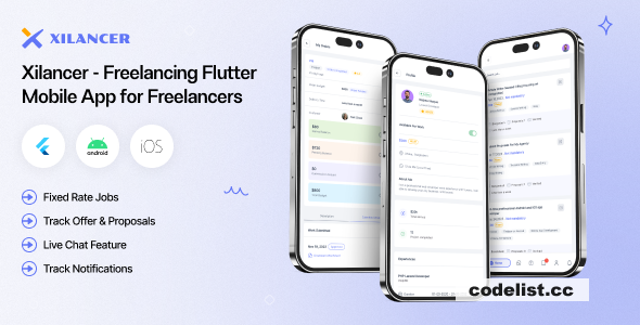 Freelancer Flutter Mobile App - Xilancer Freelancer Marketplace Platform - 28 July 2025