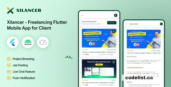 Client Flutter Mobile App - Xilancer Freelancer Marketplace Platform - 28 July 2025