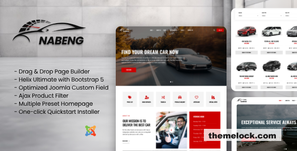 Nabeng - Car Directory with Ajax Filter Joomla Templates