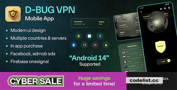 D-bug VPN - Flutter VPN Unlimited Proxy - 17 February 2025