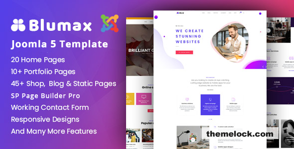 Blumax - Joomla 5 Multipurpose Template - 17 April 2025
