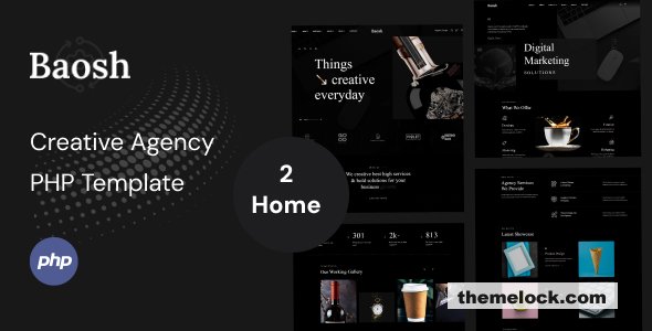 Baosh - Digital Agency PHP Template