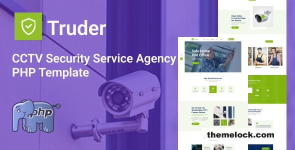 Truder - CCTV Security Service Agency PHP Template