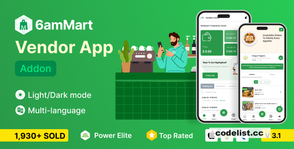 6amMart - Vendor App v3.1