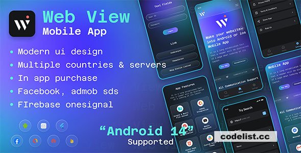 Flutter Webview v1.1 - Web to App Converter for Flutter