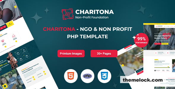 Charitona - Charity & Nonprofit PHP Template