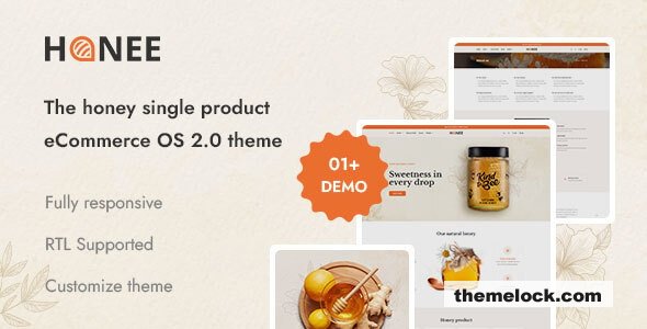 Honee - Honey Single Product Shopify 2.0 Theme