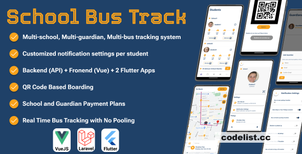 SchoolBusTrack v2.1 - Multi School System for School Bus Tracking