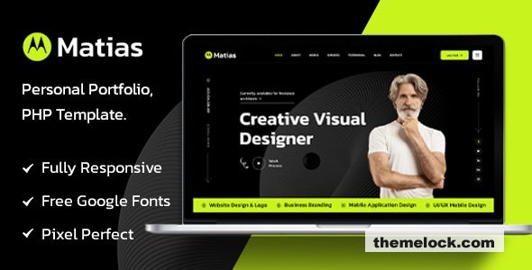 Matias - Personal Portfolio PHP Template
