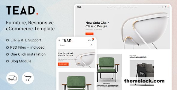 Tead v2.0 - Opencart MultiPurpose Responsive Theme