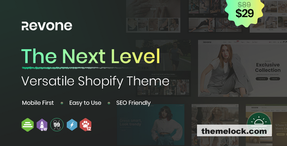 Revone v1.0 - Next Level Versatile Shopify Theme