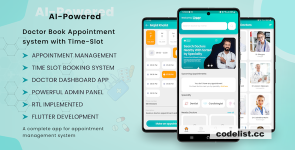 Doctor Finder v1.3.0 - Appointment Booking With Time-slot app