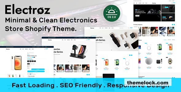 Electroz – Minimal & Clean Electronics Store Shopify 2.0 Theme