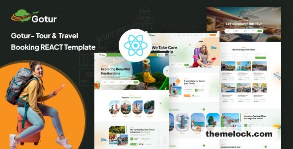 Gotur - React Next Tour & Travel Booking Template