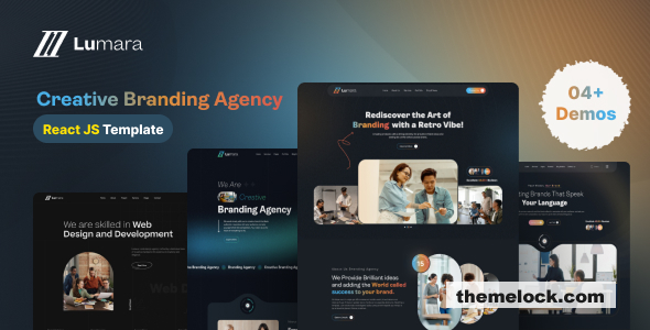 Lumara - Creative Branding Agency React JS Template