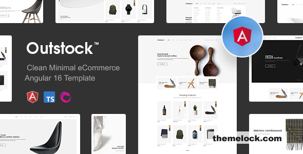 Outstock - Clean, Minimal eCommerce Angular 18 Template