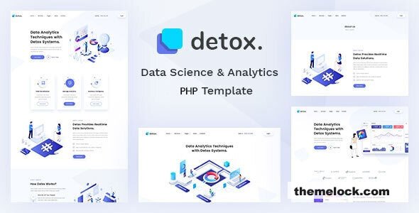 Detox - Data Science & Analytics PHP Template