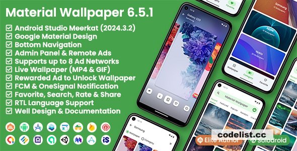 Material Wallpaper v6.5.1 nulled